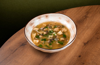 Суп с белыми грибами