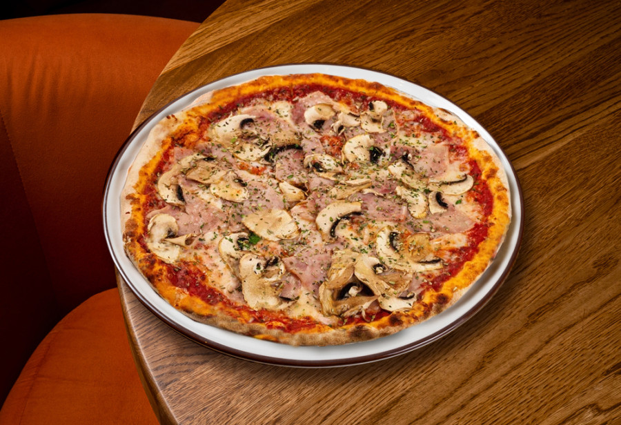 Ветчина и Грибы 28 см подарок