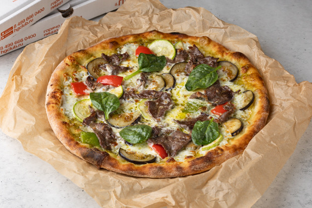 Пицца с говядиной